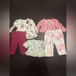 Laura Ashley Baby Bundle: x2 Outfits, x1 shirt 0-3 Months